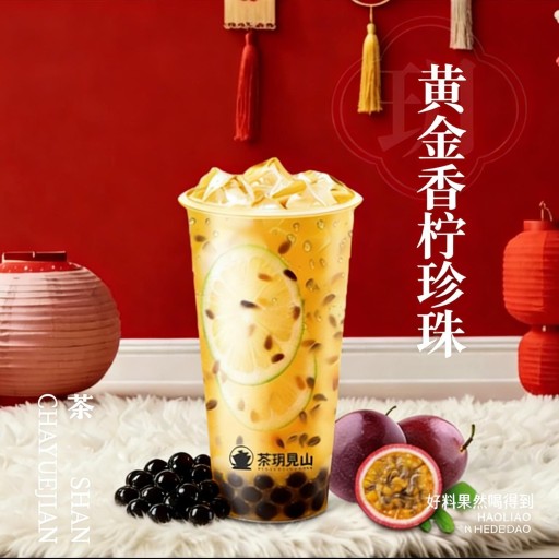 黄金香柠珍珠